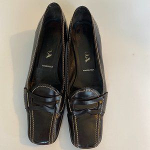 PRADA vintage loafer style low heel shoes size 37